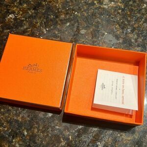 Small Hermes Gift Box - Excellent Condition with Original Small Card Inside